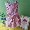 Dog Apparel Female Dress Pet Floral Skirt Princess Style Clothing Polyster Sweet Clothes For Small Dogs Puppy Costumes