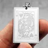 Chains Poker King Spades Hearts K Stainless Steel Men Women Necklaces Pendants Chain Trendy Fashion Jewelry Creativity Gift Wholesale