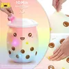 25/35CM Light up Boba Stuffed Plush Bubble Tea Pillow with LED Colorful Night Lights Glowing Super Soft Plushie Kid Gift 240202