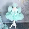 Girl Dresses High Quality Baby Baptist Dress Girls Wedding Feather Tutu For 1st Birthday Party Prom Pageant Gown Children Costume