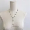 Pendentifs 925 collier en argent Sterling Vintage étoiles gland croix pendentif colliers pour femmes tour de cou bijoux en gros