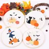 Konst och hantverk Halloween Brodery Starter Nybörjare Kit Kids Handcraft Nedelarbete Cross Stitch Diy Craft Material Package Heminredning