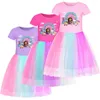 Girl Dresses 3-12Y Gabbys Dollhouse Clothes Baby Girls Lace Princess Kids Cartoon Cute Cats-tastic Wedding Party Dress
