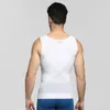 Borst Compressie Vest Mannen Gynaecomastie Body Shaper Mouwloze Houding Corrector Afslanken Taille Controle Tummy Trimmer Mesh Tops 240122