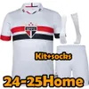 23/24 /25 Sao Paulo soccer jerseys fans player women LUCIANO OUTUBRO ROSA DANI ALVES 2024 2025 home third ALISSON PABLO Luciano Igor Gomes Pablo MAIA kit Football shirts