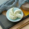 Chopsticks 1/2/3/5Pcs Creative Ceramic Holder Cute Dumplings Shape Spoon Fork Ware Rest Rack Kitchen Tableware Decors