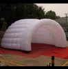 Tenda de cúpula inflável gigante modular de 8 m 26,2 pés de altura com iluminação LED para eventos Gazebo Blow Up White Igloo Garden Dance House Party Pavilion Venda