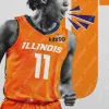 Illinois Fighting Illini Basquete Jersey Terrence Shannon Jr Dain Dainja Coleman Hawkins Sencire Harris Jayden Epps Skyy Clark Matthew