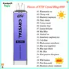 ETH Crystal Bling 6000 Puffs Disposable Vape Puff 6K Mesh Coil Electronic Cigarettes 2% Nic 20 Flavors Vaporizers