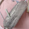 Mini Diamond Bag Borsa da cena Borsa da donna Designer Borsa a tracolla Borsa a tracolla Catena di metallo Tracolla lunga Cerniera aperta 10a Pochette di alta qualità