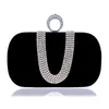 Luxus Frauen Abendbeutel Diamant Luxus Clutch Bag Party Diamonds Lady Black Red Chain Umhängetaschen Handtaschen für Geldbörse 240119