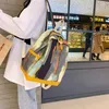 School Bags Korean Trendy Graffiti Camouflage Backpack Nylon Travel Rucksack For Teenager Girl College Students Mochila