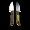 Outdoor 15017 Coltello tattico a lama fissa Dual Color G10 Maniglia Coltelli dritti di sopravvivenza portatili esterni Strumento EDC di autodifesa