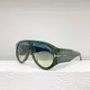Óculos de sol moda tom para homens estilo hip-hop óculos de sol acetato quadro mulheres designer