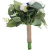 Decoratieve bloemen ornamenten kunstmatige bruids boeket romantische bruiloft verse boeketten bloem zijden strand bruid