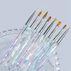 Nail Art Kits Brushes 8 Piece Set Colored Drawing Line Pen Wire Tool Brush