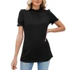 Women's T Shirts Women Casual Printing Short Sleeves V Neck Loose Shirt Blouse Tops Light For Womens Long Sleeve Compression