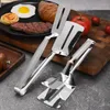 Tools 304 Kitchens Tongs Premium Stainless Steel Multipurpose Gripper Bread Clip/Steak Clamps/Fried Steak Clamp/Barbecue