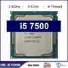 Moderbrädor använde Core i5-7500 i5 7500 3.4 GHz fyrkärniga fyrkantiga CPU-processor 6M 65W LGA 1151