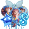 Украшение для вечеринки Santiago Of The Seas, набор фольгированных шаров с днем рождения, аксессуары для детского душа, комплект Globlos, декор