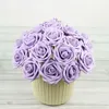 Decorative Flowers Artificial Heads Beautiful Bouque DIY Decor Durable Festival Floral For Bedroom Large 8CM High Quality