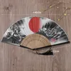 Decorative Figurines 1PC Vintage Silk Folding Fan Chinese Japanese Tassel Bamboo Dance Hand Home Decoration Ornaments Craft Gift