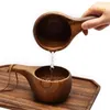 210 ml Finland Kuksa Portable Wood Coffee Mugs Handmade Milk Cup With Handgrip Breakfast Drinking Drinkware 240129
