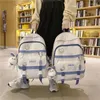 Storage Bags Fashion Polyester Men Backpack Women's Student School Bag Casual Office Lady Subaxillary Commuter Shoulder