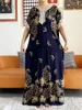 Etnische Kleding Afrikaanse Dame Zomer Korte Mouw Dashiki Jurken Gedrukt Losse Boubou Maxi Islam Vrouwen Casual Jurk Abaya Kleding