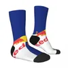 Men's Socks Retro Red-Double-Bulls Unisex Novelty Seamless Printed Funny Crew Sock Gift