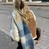 Coletes femininos traf cashmere fofo colete outono lã casacos mix sem mangas o-pescoço em chegadas quentes
