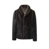 Designer Winter Haining Original Ecological Mink Fur Coat High End Imitation for Men NOTA