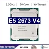 使用済みXeon E5 2673 V4プロセッサSR2KE 2.3GHz 20コア135WソケットLGA 2011-3 CPU 2673V4