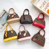 Little Shell Able and Trendy Girl Chain Diagonal Straddle Bag Western Style Small Fragrance Children's Handbag 2024 78% rabatt