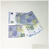 Andere feestelijke feestartikelen 3Pack Bar Prop Fake Money 10 20 50 100 200 500 Euro Film Kinderspeelgoed Spel 100 stks/pak Drop Delive Dhrza