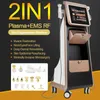Máquina de ultrassom de ozônio 2 em 1, plasma ems rf, dispositivo para remoção de acne, jato de plasma, cuidados médicos faciais e levantamento de pálpebras