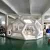 Customized inflatable soccer shape camping bubble clearance Dome luxury hotel Beach house Room Balloon With Free Pump by ship To USA