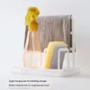 Kitchen Storage Sink Shelf Sinks Organizer Soap Sponge Holder Countertop Rag With Removable Tray