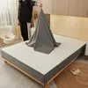 Tryckt vattentätt madrassöverdrag med dragkedja 6-sidigt all inclusive-utmonterat ark avlägsnande andningsbar madrass Pad Protector 240129