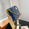 24 kadın klasik pochette oste torbalar 3 in 1 diyagonal crossbody çanta bayanlar için lüks tasarımcı çanta kart tutucusu açık seyahat cüzdanı 24cm
