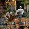 Inne imprezy imprezowe Halloween Swing Ghost Control Dekoracja Dekoracja Dekoracja Ground Horror Horror Props Outdoor Garden Haunted House Dhofz