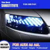 Car Accessories Daytime Running Light Streamer Turn Signal For AUDI A6 A6L LED Headlight Assembly 04-11 Auto Parts Front Lamp