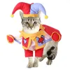 Hundkläder Halloween Costumes Cat Pirate Bat West Cowboy Snowman Santa Claus Christmas Party Novely Cosplay Funny Outfits Pet Supplies