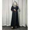 Etniska kläder Arab Robe Fashion Mellanöstern Muslimska Kaftan Dubai Fixa Diamond Party Evening Dresses for Women