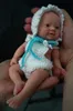 7 Micro Preemie Full Silicone Sweet Baby Doll Mia and Eli Lifelike Mini Reborn Surprice Children AntiStress 240119