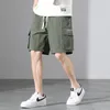 Short Cargo pour hommes, séchage rapide, décontracté, coupe ample, imperméable, pantalon de randonnée en plein air, grande taille 6XL, genou d'été