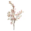 Dekorativa blommor skönhet hänvisar till körsbär persika vindsimulering blommor hem dekoration bröllop jätte 26ft pumpa