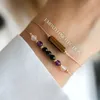 Bracelets à breloques Ensemble de bracelets de protection |Cadeau naturel de gemme de guérison de tourmaline noire d'améthyste de quartz rose pour elle