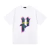Marque Hommes Designer T-shirts Violet T-shirts D'été Rue Impression Chemise Coton Lâche À Manches Courtes Hommes et Femmes Vêtements