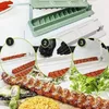 Werkzeuge wiederverwendbarer einreihiger Kebab-Maker aus Kunststoff, Grillspieß, schnelle Herstellung von Gadgets, Picknick, Camping, Grillmaschine, Küche